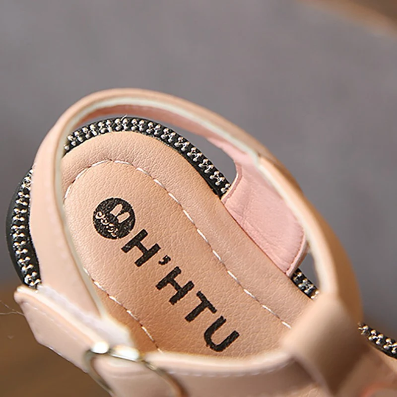 Детские сандалии для девочек детская обувь для малышей Детские Летние босоножки для девочек цветочный дизайн одинарная обувь для принцессы сандалии