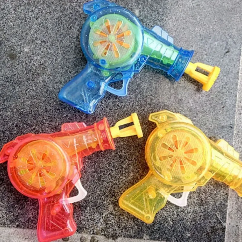 led Shining bubble gun Outdoor toys kids soap bubble blower child toy