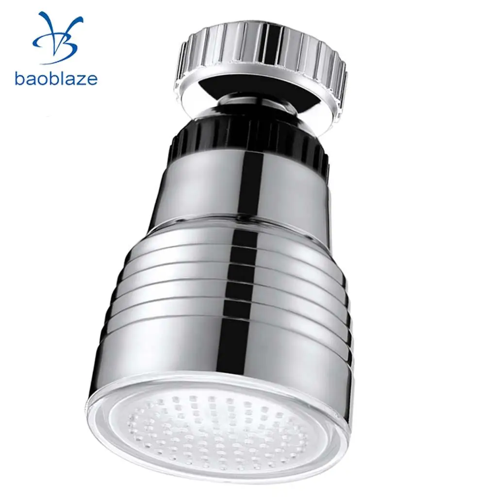 Baoblaze LED Water Faucet Color Changing Swivel Spout Tap Kitchen Decoration 1 Color