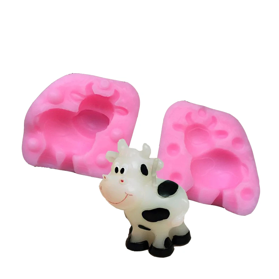 

Cows Molds Silicone Soap Candle Clay Mold DIY Fondant Cake Decor Chocolate Candy Cookie Mould Kitchen Baking Tool