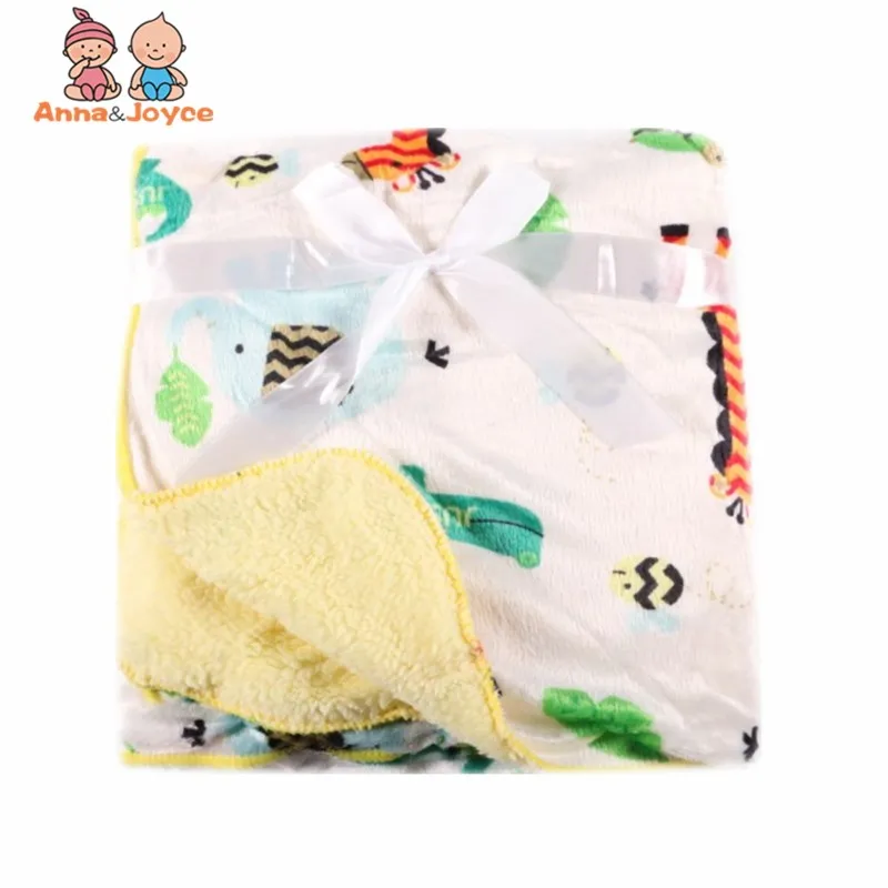 12 стилей детское одеяло ультрамягкое одеяло с фабрики детский продукт пеленать 76*102 см FTRQ0001 - Цвет: yellowzoo
