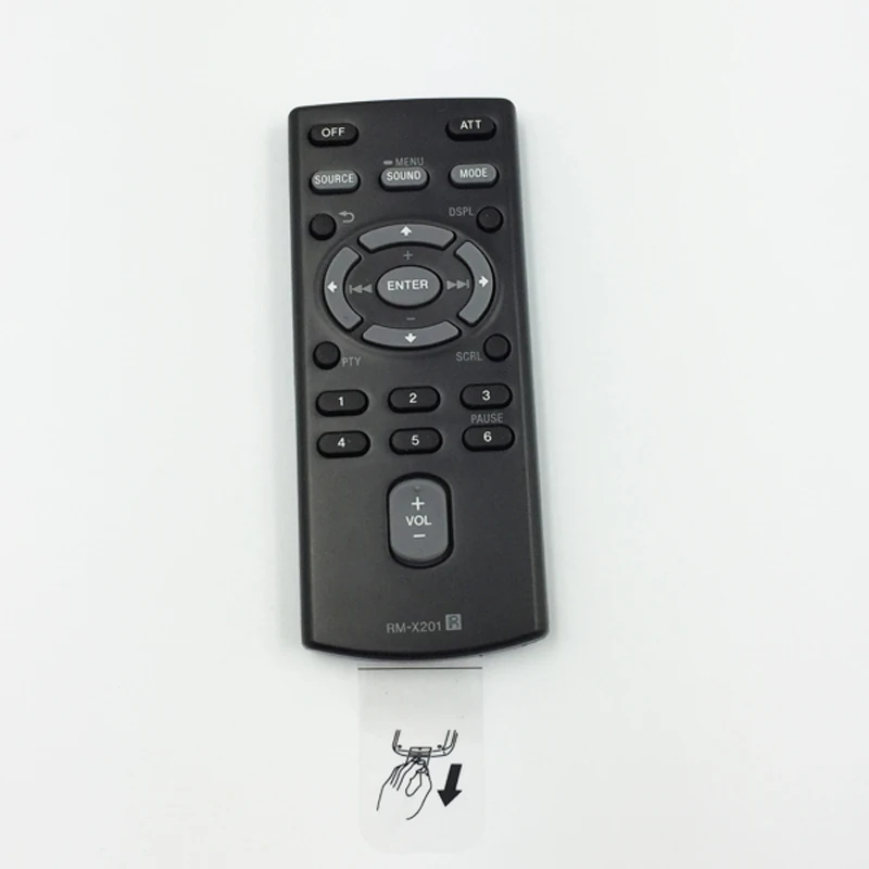 Б/у пульта дистанционного Управление RM-X201 для sony CDXM20 CDX-M20 CDXGT260MP CDX-GT260MP CDXGT270MP CDX-GT270MP CDXGT360MP CDX-GT360MP
