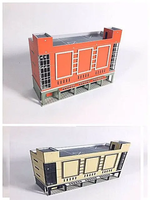 

DIY 1/150 New Shopping Mall Cinema Modern Architecture Sand Table Plastic Assembly Model Building Kits Train N Scale