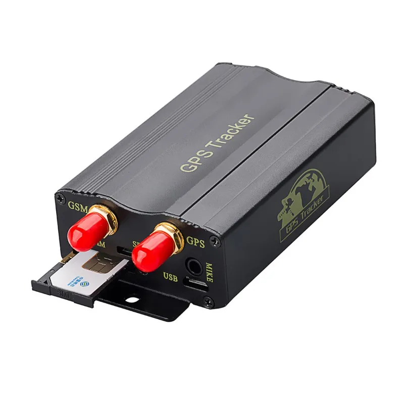 سيارة GPS المقتفي tk103a TK103 GPS103A GSM/جي بي آر إس تتبع الوقت الحقيقي مركبة تعقب الباب مستشعر الصدمات ACC إنذار جديد