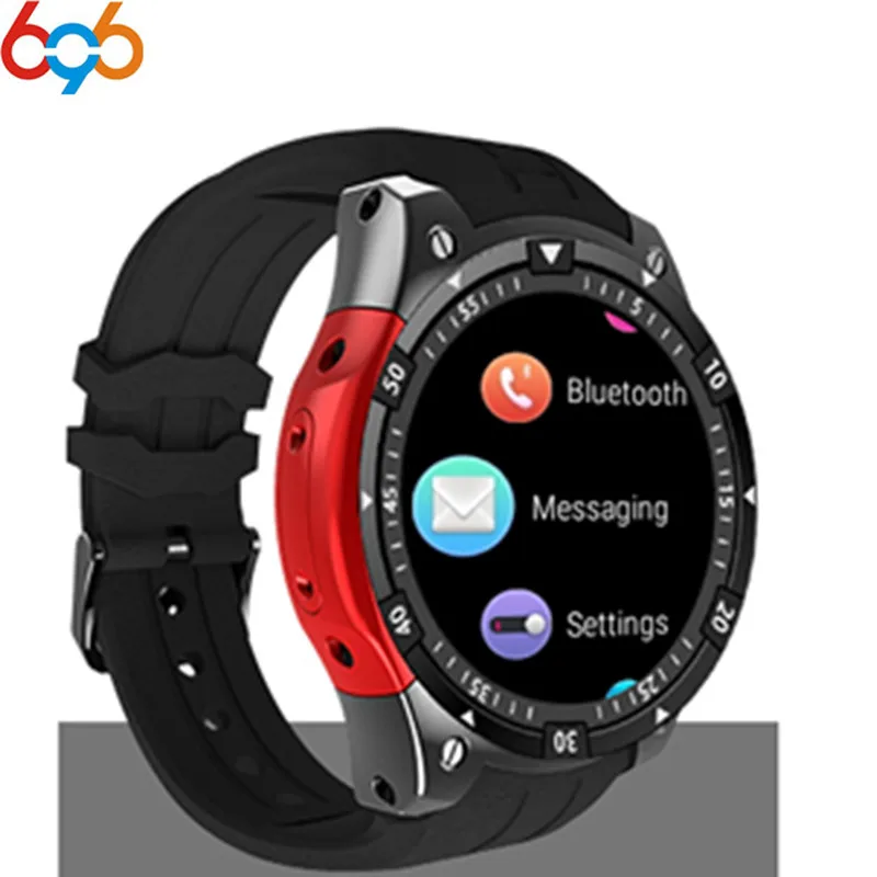 696X100 Bluetooth Смарт часы сердечного ритма музыкальный плеер Facebook Whatsapp Синхронизация