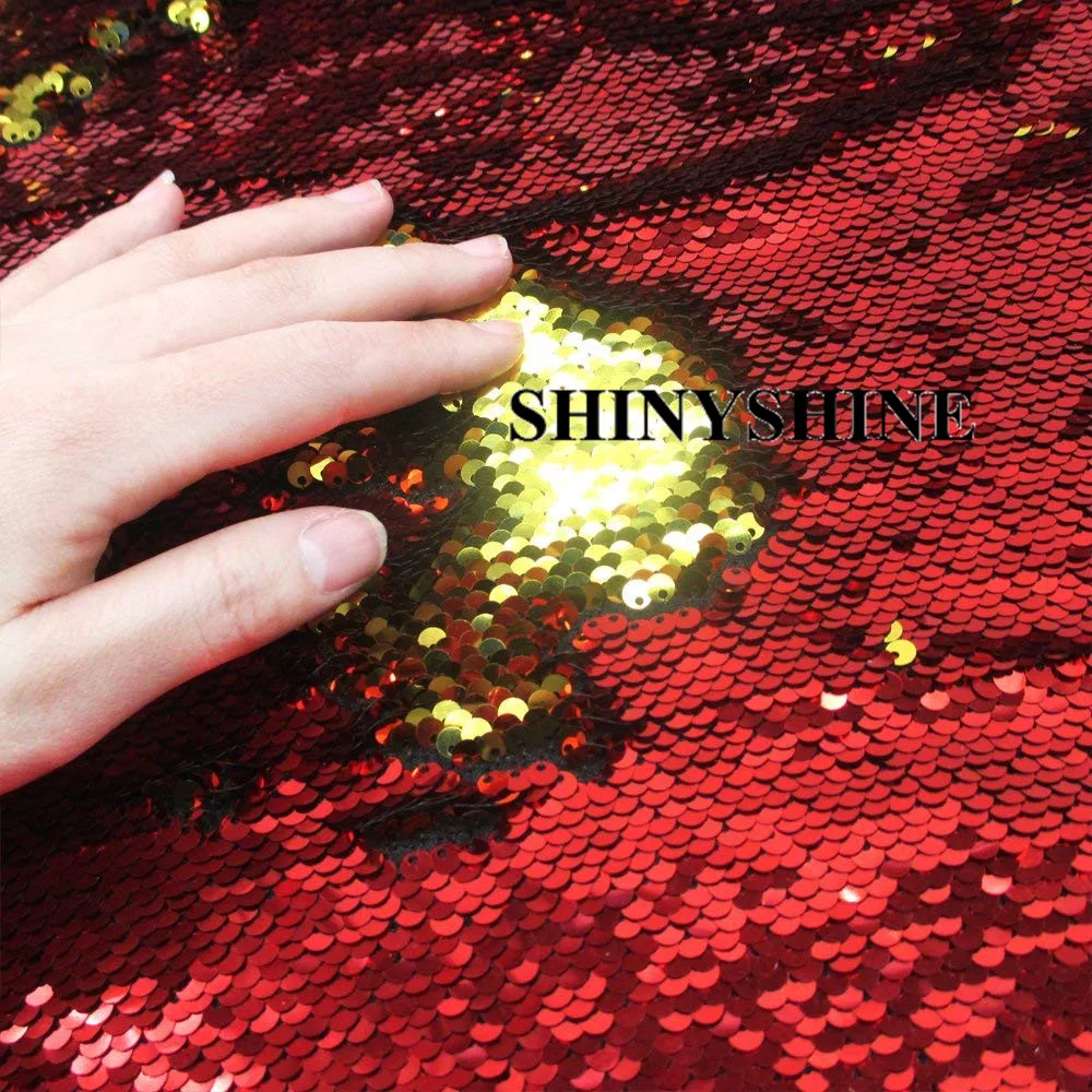 Mermaid Fish Scale Sequin Fabric (1)