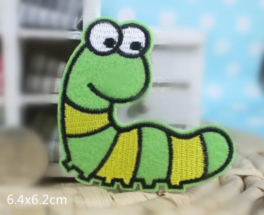 Wholesale lot Green Cartoon IRON ON fabric patch DIY Sewing craft supplies 6.4x6.2cm | Дом и сад