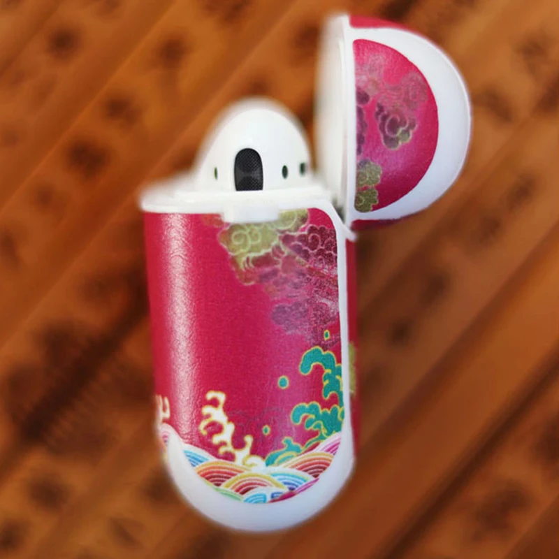 Роскошный стильный кожаный чехол для Apple Airpods, Bluetooth, аксессуары для наушников, гарнитура, защитный чехол, зарядная коробка, чехол, сумки