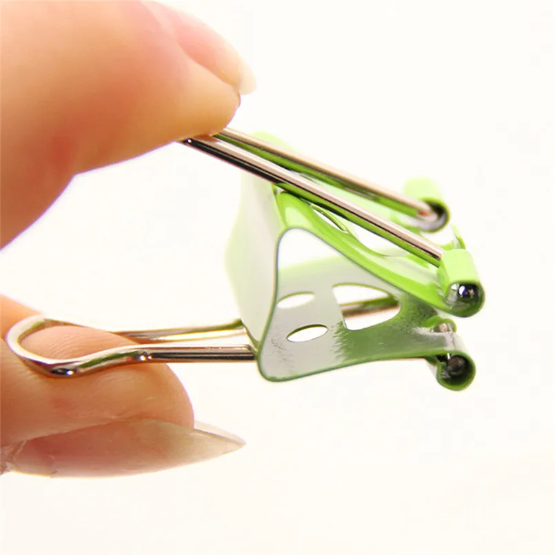 10PCS Useful Smile Binder Clips For Home Office Books File Paper Organizer Clip Food Bag Clips Note Clips Home Office #3d10 (8)