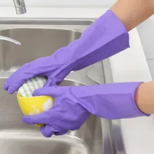 Natural household gloves dust removing Gloves for Washing Cleaning 31 13cm free shipping