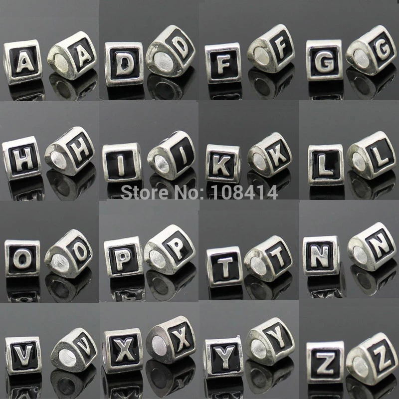 Onverbiddelijk Masaccio Kapper Big Hole Triangle Antique Silver Plated English Alphabet Letters Beads  Charms fit for DIY Pandora Jewelry Making Bracelet Bangle|beads charms|big  holefor diy - AliExpress