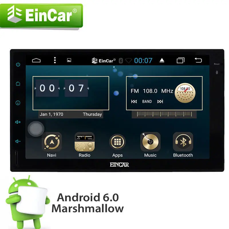 Clearance Android 6.0 4G WIFI 7"Double 2DIN Car Radio Stereo No DVD Player GPS OBD Touch 1