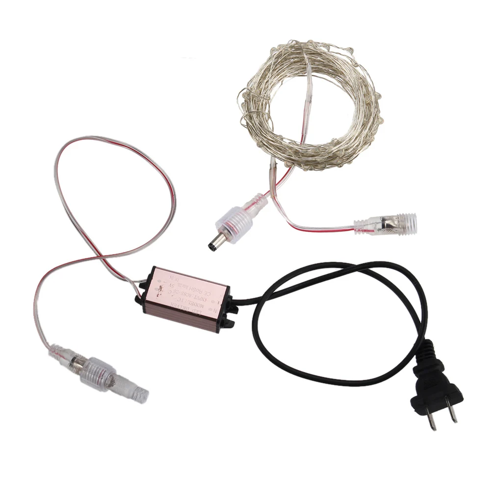 

LED Lamp Star Light Multi Color Lighting Strings 10Meters 100LEDs Lamp String Home Party Decor LKS99