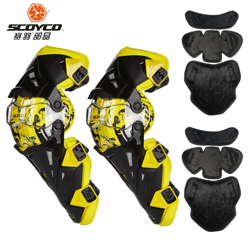 

SCOYCO Motorcycle Knee Protector Motocross Knee Protector Racing Guards Motorcycle Knee Pads Motorbike Moto Protective Gear k12