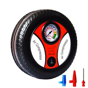 

XINYIBANG Round Shape Mini Electric Car Tire Inflator DC12V Portable Auto Air Pump 2.5M Power Cable Car Air Compressor Inflator