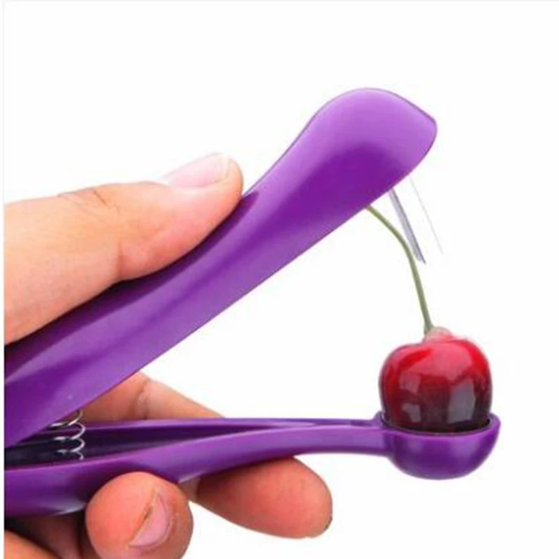 

1psc Kitchen Fashionable Easy Cherry Fruit Core Seed Remover Fruit Cherry Pitter Corer KitchenFruit to nuclear Tool Accessories