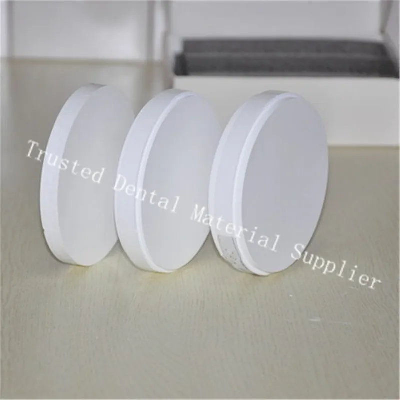 

High Super Translucent 3 Piece OD98*18 / 20MM Wieland System Dental Zirconia Ceramic Blocks For Making Denture Crowns & Bridges