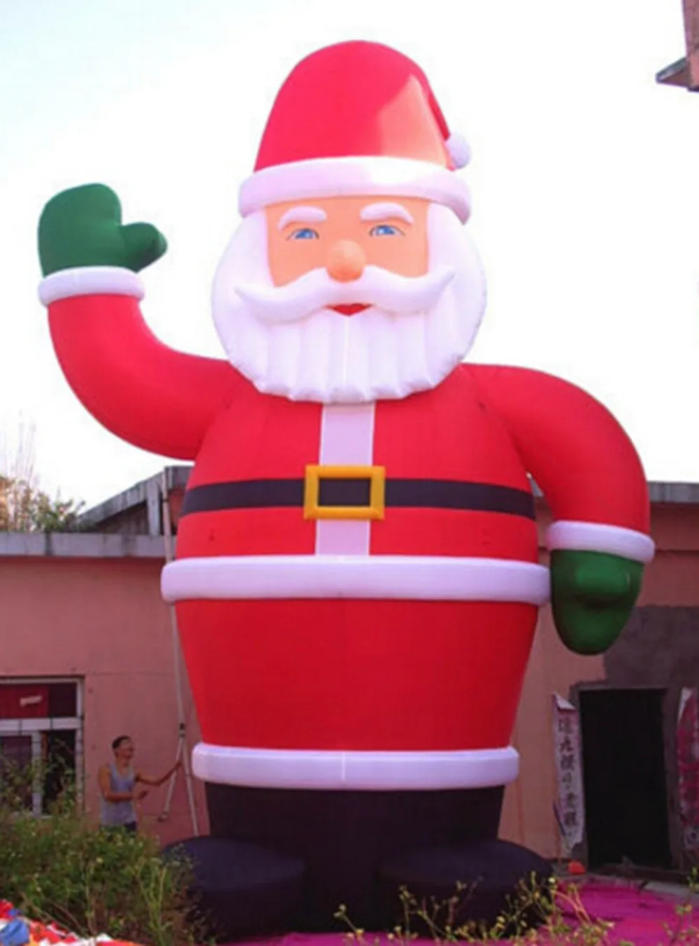 

26' Inflatable Santa Christmas Holiday Decoration with Blower without Light