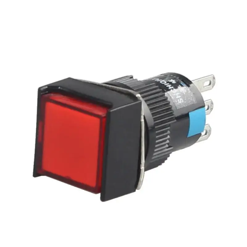 

LA16F-11D With Light Momentary Push Latching Switch 5 Pins (AL6F-M)