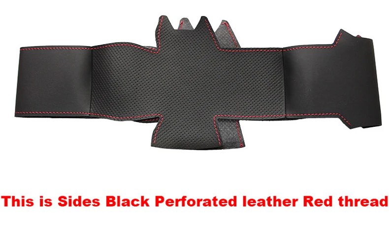 Mewant-Black-Artificial-Leather-Car-Steering-Wheel-Cover-for-Nissan-QASHQAI-X-Trail-NV200-Rogue-7