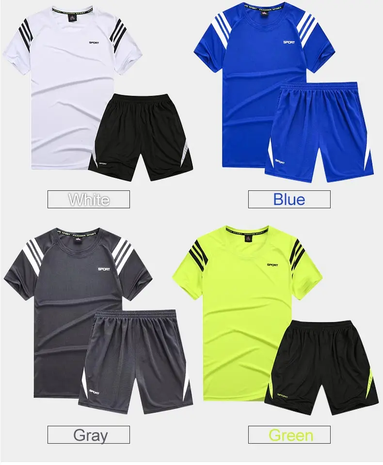 Набор для бега, Мужская черная футболка для футбола, баскетбола, набор для тренировки, набор для тренировки, цветной блок, футболка Dryfit+ шорты