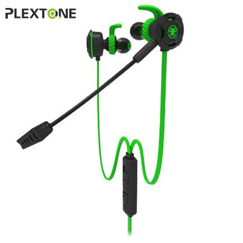 Plextone G30 PC игровая гарнитура с микрофоном в ухо бас шумоподавление наушники с микрофоном для телефона компьютера геймера PS4 - Цвет: Green