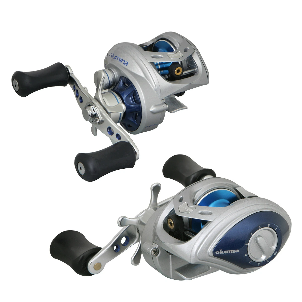  OKUMA AL-273 Fishing Gear Baitcasting Reel Aluminum Alloy Left/Right-hand 6BB 5kg Braking Baitcast 
