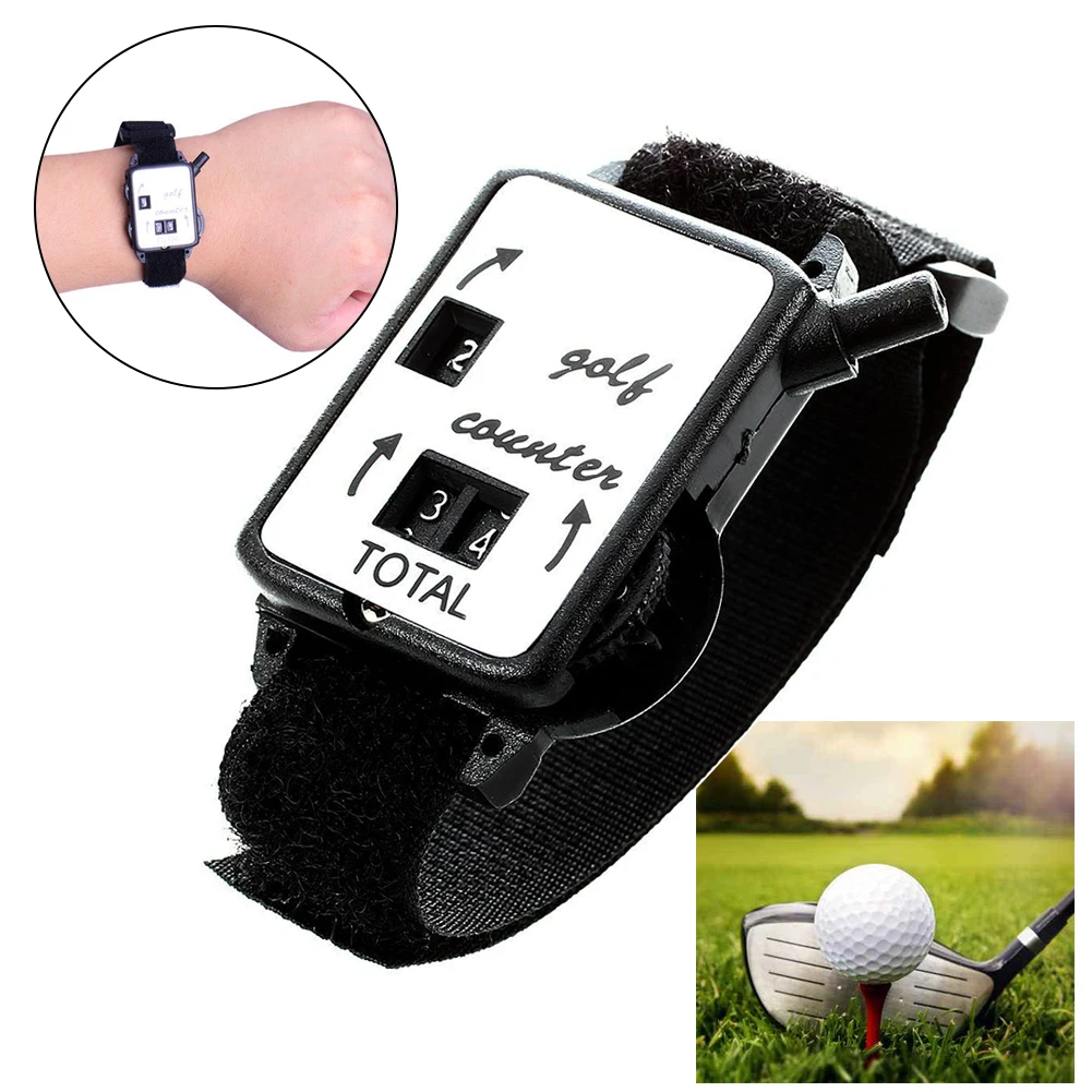 Durable Club Putt Portable Sport Counter Mechanical Outdoor Golf Stroke Mini Score Keeper Wristband Watch Type Shot