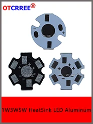 10-1000 шт. 1W3W5W светодиодный радиатор алюминиевая Базовая пластина печатная плата подложка 20 мм Звезда 16 мм комплект DIY охлаждение 20 мм для 1 3 5 Вт