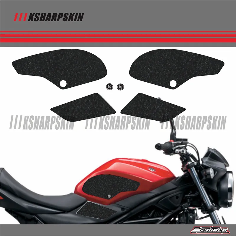 

ADESIVI 3D Sticker Decal Emblem Protector Tank Pad Tank grip For SUZUKI 17-18 SV650 17-18 SV650 ABS