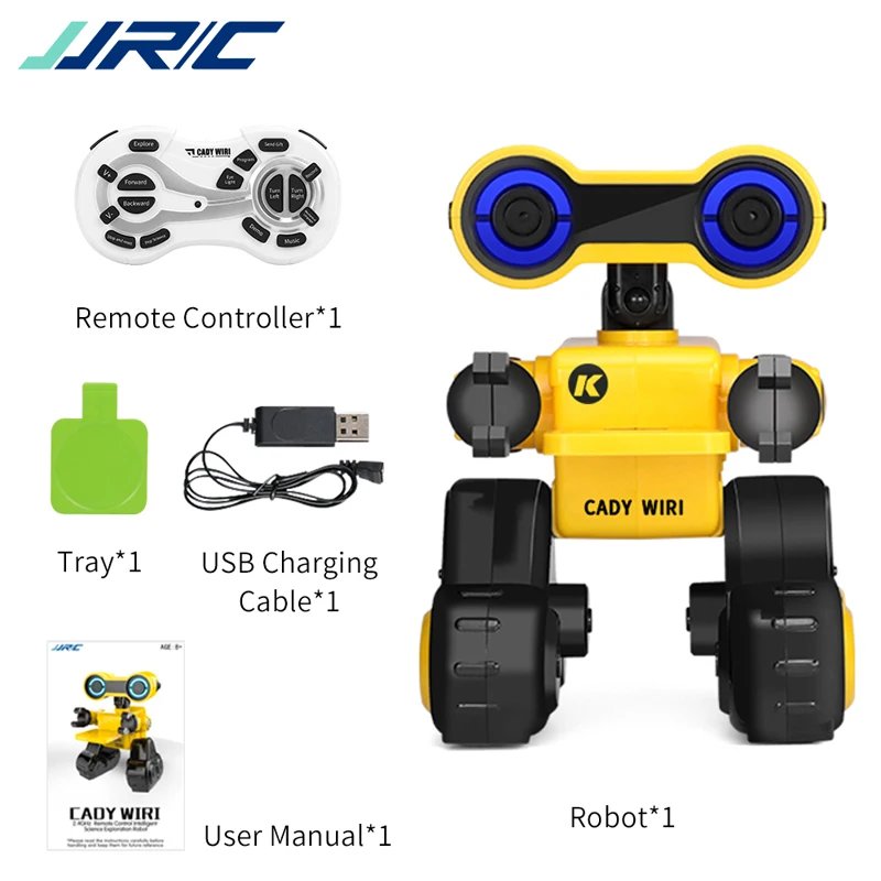 

JJRC R13 Smart RC Robot Programmable Touch Control Voice Message Record Sing Dance Intelligent Robot RC Toy for Kids Gift