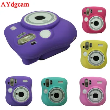 

New Camera Video case Bag PVC silicone case Camera bag for Fuji Fujifilm Instax Mini 25 Mini-25 Protect bag cover