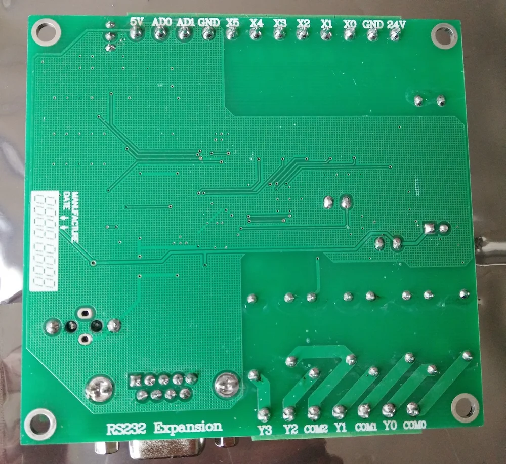 Программируемый логический контроллер одноплатный ПЛК FX2N 10MR STM32 MCU 6 вход 4 выход AD вход корпус реле автоматического управления