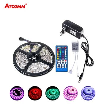 

RGBW/WW 5050 LED Strip Light 5 Meters 12V 300 LEDs LED Diode Ribbon Tape With 40 Key Remote Controller 12V 3A Power Adapter