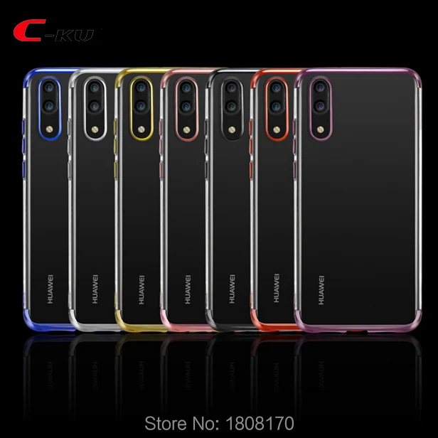 C-ку Bling Покрытие мягкий чехол TPU для huawei P20 Pro P Smart Honor 9 Lite V9 играть NOVA 2 P8 Lite Mate9 хром крышка 150 шт