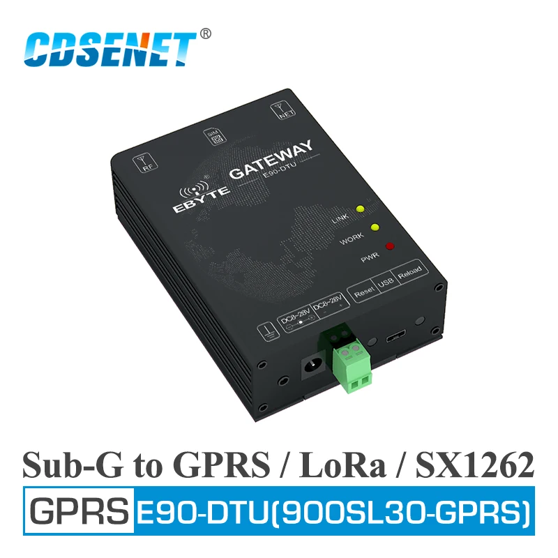 E90-DTU(900SL30-GPRS) 915 МГц 868 МГц SX1262 LoRa GPRS модем PA LNA usb-интерфейс, беспроводной модуль приемника передатчика