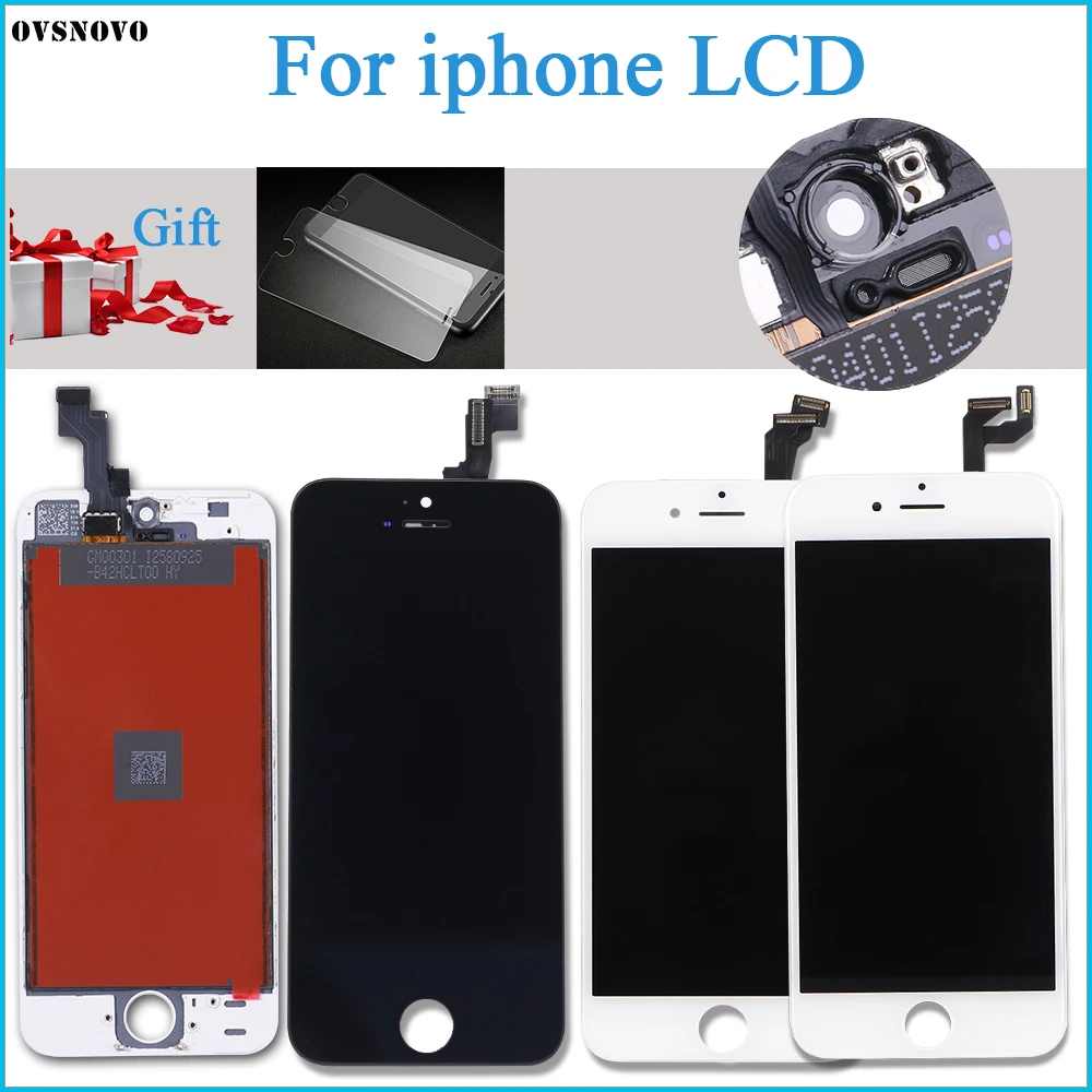 ЖК-дисплей AAA для iPhone 6 6S 7 модуль сенсорный экран дигитайзер замена ремонта iphone 5