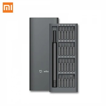 

Original Xiaomi Mijia Wiha Daily Use Screwdriver Kit 24 Precision Magnetic bits Alluminum Box