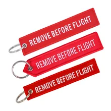 Ремень для мобильного телефона Двусторонняя Красная Вышивка remove Before Flight брелок мотоциклы Porte Clef брелок для ключей цепь мобильные ремни