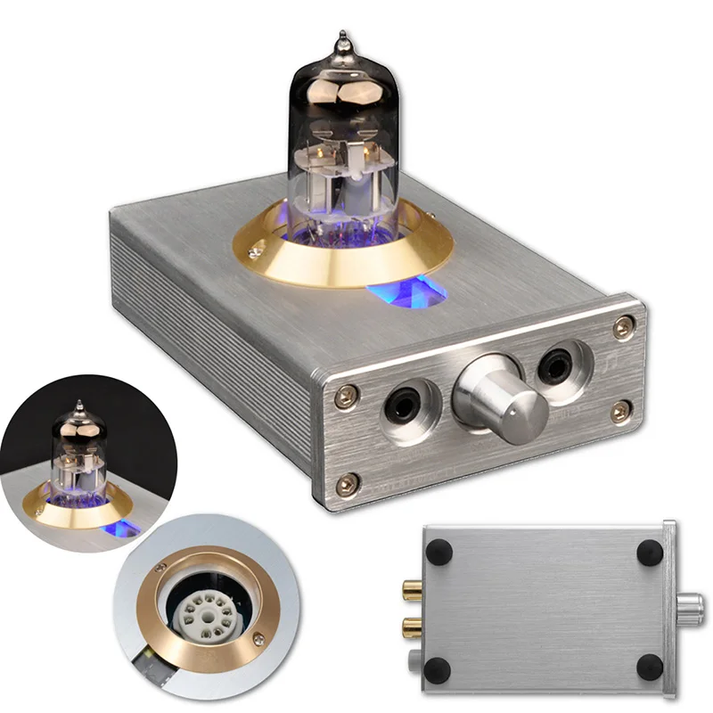 LEORY Headphone Amplifier DIY HIFI Fever Level Valve With LED lights Audio Tube For Computer MP4 Lossless Music Player LEORY Headphone Amplifier DIY HIFI Fever Level Valve With LED lights Audio Tube For Computer MP4 Lossless Music Player