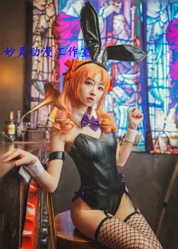 

Misaka Mikoto figure bunny girl cosplay costume custom made-size