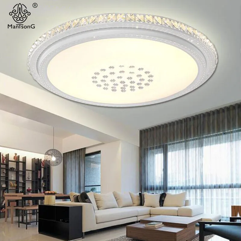 Punto de Luz de Techo de Cristal Moderno Diseño Contemporáneo Lámparas