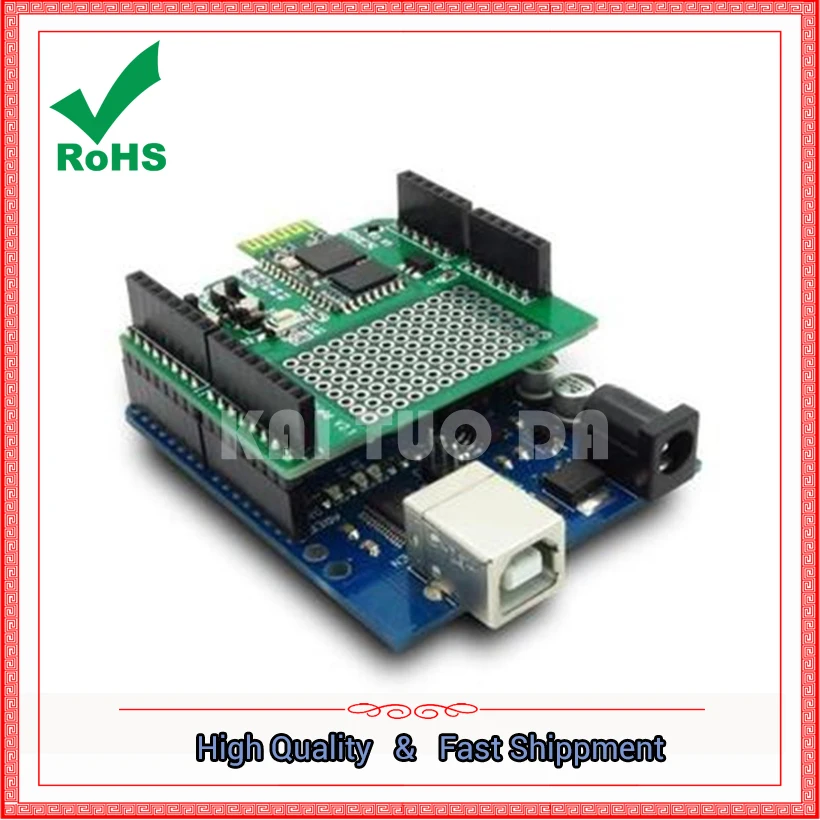 

HC06 Bluetooth module expansion board Bluetooth shield Slave mode 2.1 board