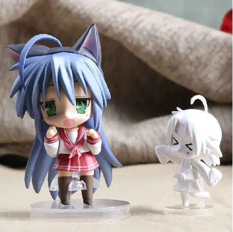 

Free Shipping 1pc Cute 10cm Nendoroid Lucky Star Konata Izumi Q version PVC Action Figure Model Toy #27