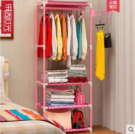 

Bedroom racks foyer storage racks can be moved