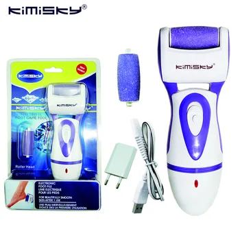 

KIMISKY RECHARGEABLE Foot Care Tool Pedicure Personal Care Foot File Feet Dead Skin Pedicure Tools 2Ps Rollers Heads