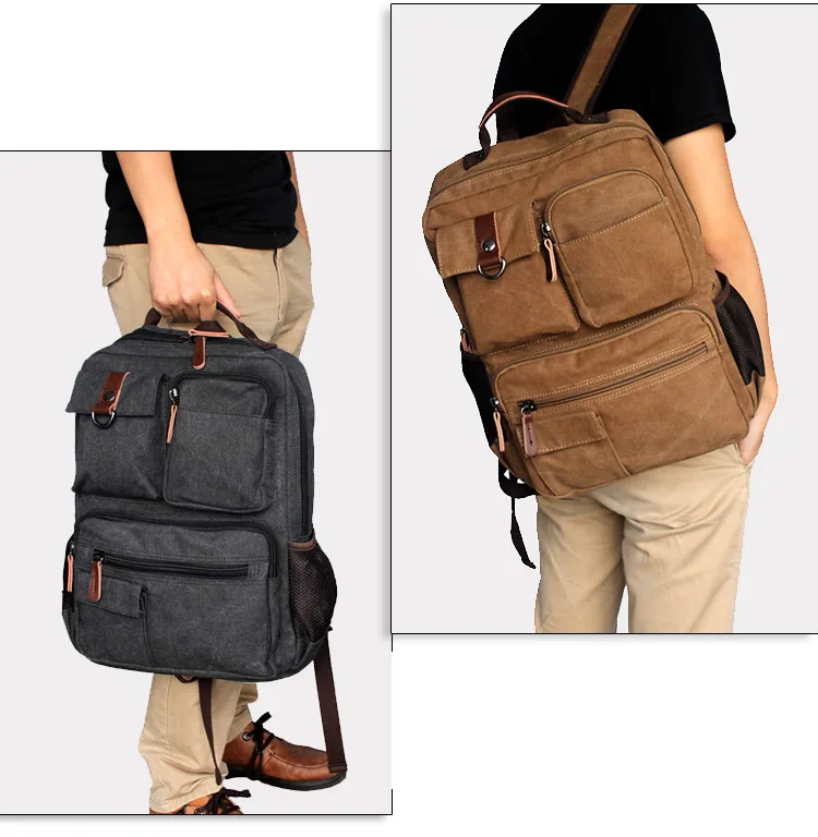 BEARAGHINI мужской рюкзак для ноутбука, рюкзак, холщовая школьная сумка, дорожные рюкзаки для подростков, мужской рюкзак, рюкзак для компьютера, сумки