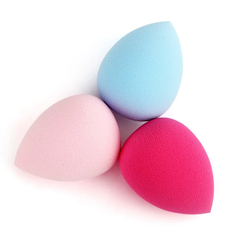 3 Pz/Lotto Pro Beautiful Beauty Soft Makeup Sponge Foundation Smooth Puff Alta Qualità