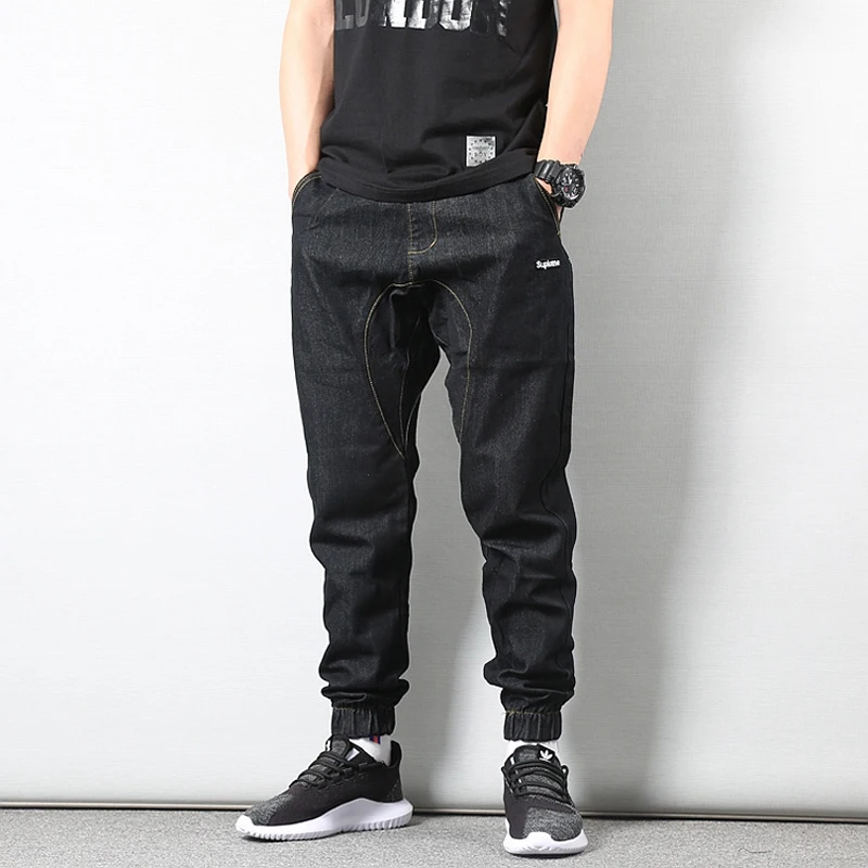 black jogger jeans mens