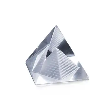 Crystal Hologram Miniature Pyramids That Ankh Life Decor